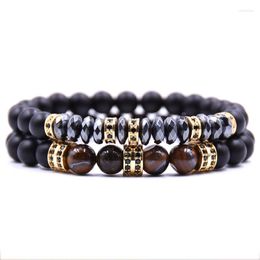 Charm Bracelets HYHONEY 2pc/sets Trendy Pave CZ & Bangles Jewellery For Women Pulseira Hombres