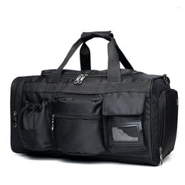 Duffel Bags DIDABEAR Men Handbag Large Capacity Travel Weekend Duffle Bag Black Waterproof Nylon