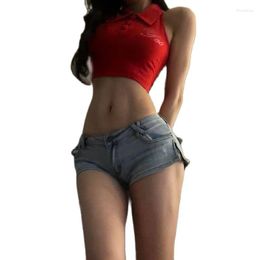 Women's Jeans Summer Girls Denim Shorts High Waist Cotton Super Elastic Women Sexy Short