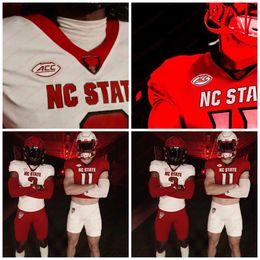 Bradley Chubb Jersey Ikem Ekwonu Custom 2023 NC State Jersey Kyle Bambard AJ Cole III Woody Cornwell Ryan Finley NC State Wolfpack Football Jerseys