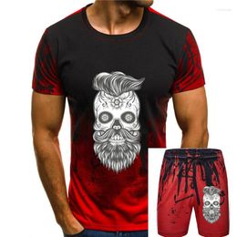 Men's Tracksuits Mexican Skull Design T Shirt Men Fashion Casual Xxl Tee Clothing Tops For Youth Middle-Age The Old