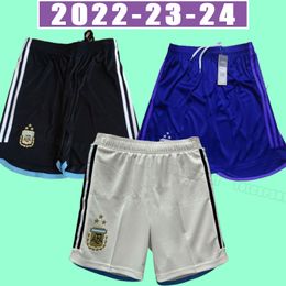 Long sleeve Argentina soccer Shorts football shirt 2022 DYBALA AGUERO MARADONA DI MARIA 22 23 fans version Men home away MESSIS football pants player