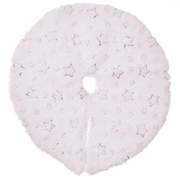 Christmas Decorations Glitter White Tree Skirt Festive Decorative For Party Home Decor THJ99