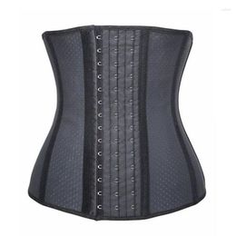 Women's Shapers Big Discount 6XL Corset Latex Waist Trainer For Women Cincher Breathable Body Shaper Shapewear Hollow Out