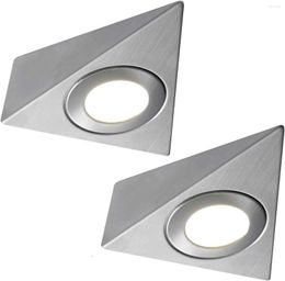 Ceiling Lights 2-Piece LED Mains Triangle Light Under Unit Kitchen White Cupboard Surface Mounted