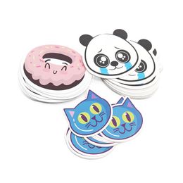 Custom Design Logo Glossy UV Proof Die Cut Sticker Sheet Waterproof Adhesive PVC Vinyl Label Sticker For Wholesale