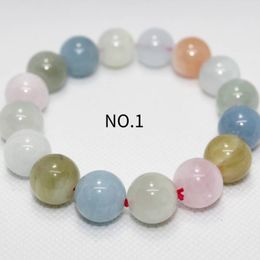 Loose Gemstones Big Size 1bracelet Approx12-13mm AKAC Natural Beryl Morganite Bracelet Beads