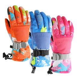 Professional Winter Warm Ski Gloves Touch Screen Fleece Snowboard Ultralight Waterproof Motorcycle Thermal Snow Gloves Women Men