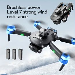 KS11 Brushless Drone 2.4G WIFI FPV With Dual Camera 360° Intelligent Obstacle Avoidance Optical Flow Localization Foldable RC Drone Quadcopter