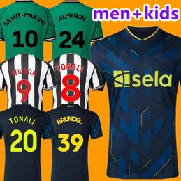 TONALI BRUNO G. 23 24 NUFC Soccer Jerseys ISAK NUFC home WILSON JOELINTON TRIPPIER ALMIRON GORDON ASHBY 2023 2024 BURN Football Shirt MAXIMIN top Men Kids kit uniforms