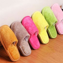 Home Slippers Women Indoor Bedroom Light Eva Couple Slipper Solid Soft Flip Flops Autumn Winter Warm Furry Plush Shoes