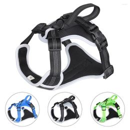 Dog Collars Pet Hand Holding Rope Vest-Style Breast Strap Reflective Harness Explosion-Proof