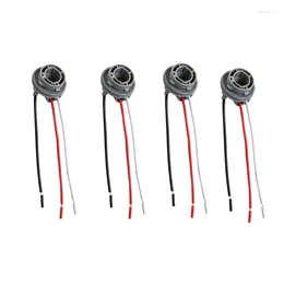 Lighting System 4 Pieces 1157 LED Bulbs Socket Holder Auto Car Plastic Waterproof Turn Signal Plugs Metal Light Base For