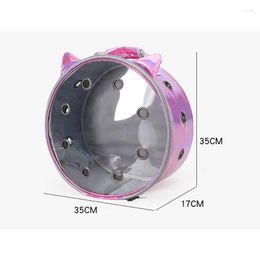 Cat Carriers Transparent Backpack Carrier Bag Breathable Puppy Cats Box Cage Small Dog Pet Travel Handbag For Chihuahua