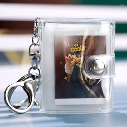 Frames 1Inch 2Inch Mini Pocard Holder Pendant Small Po Collect Book Creative Keychain Card Bag Cover Kpop Binder
