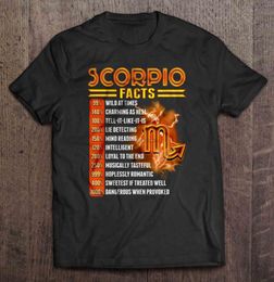 Men's T Shirts Men Shirt Scorpio Facts Women T-shirt