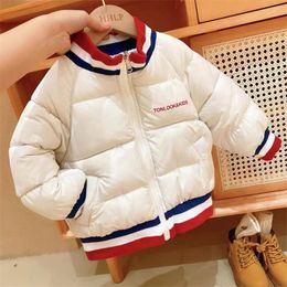 Children's baseball uniform children's winter down cotton padded cotton-padded jacket coat kids clothing