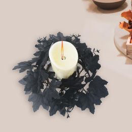 Candle Holders Holder Decorative Rings Tabletop Candlestick Wreaths Halloween For Party Dining Room Farmhouse Fence