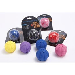 Dog Car Seat Covers Product Silicone Vocal Bite-resistant Ball Puppies Training Pet Puzzle Toy