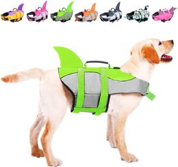 YUEXUAN Designer Dog Cat Life Jacket Mermaid, Ripstop Dog Life Vests with Rescue Handle Pet Safety Swimsuit Preserver for Swimming Pool Beach Boating