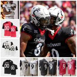 2023 BIG-12 Jason Kelce Jersey Custom Cincinnati Football Jersey Ahmad Gardner Darrian Beavers Myjai Sanders James Hudson Trent Cole Cincinnati Bearcats Jerseys