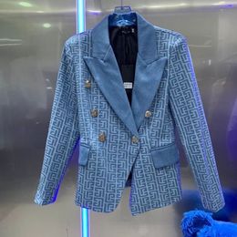 Cappotto giacca blazer firmato da donna Abbigliamento primavera autunno nuovo top rilasciato