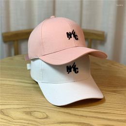 Ball Caps Fashion Casual Three-dimensional Letter Embroidery Men's Baseball Cap Outdoor Sports Beach Chapeau Femme Back Button Sun Hat