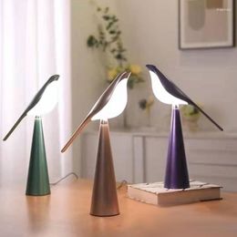 Table Lamps Lighting Home Decoration Lamp Magpie Bird Light For Living Room