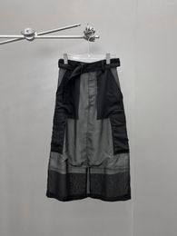 Skirts The Half Skirt Ultra-thin Gauze Splicing Fabric Light And Breathable Without Sultry