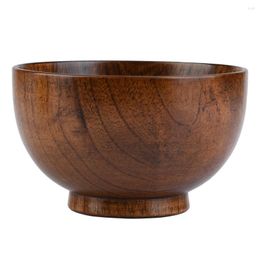 Bowls Natural Wooden Handmade Bowl Child Kid Container Handcrafted For Kitchen Holding The Rice