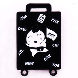 Brooches South Korean Boy Band Group Badge Kawaii Suitcase Enamel Pin Brooch Jewellery Backpack Decorate Fans Gift