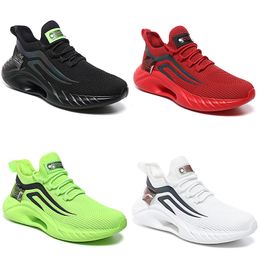 2023 Multi-colored running shoes low top mesh men black white green red trainers outdoor couple sneakers breathable