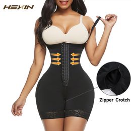 Waist Tummy Shaper Fajas Colombianas BBL Stage 2 Post Surgery Zipper Shapewear Waist Trainer Body Shaper Butt Lift Flat Belly Sheathing Panties 230901