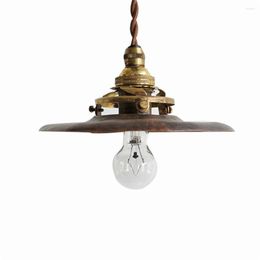 Pendant Lamps Industrial Vintage LED Light Antique Brass Hanging Lamp Dining Room Bar Loft Decor Home Lighting Indoor Luminaire