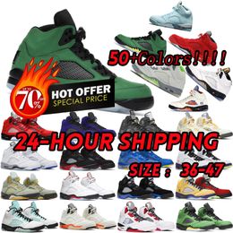 designer Fire Red 5 Jumpman 5s Mens Basketball Shoes Racer Blue UNC Burgundy Green Bean Oreo Black Metallic Mars Men Outdoor Trainers