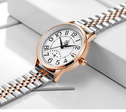 Womens watch watches high quality luxury Fashion waterproof quartz-battery Stainless Steel 32mm watch