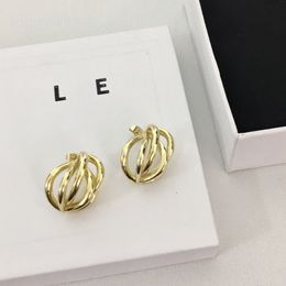 Luxury Brand Designers Letters Stud Earrings Classic Style Geometric Women Crystal Rhinestone Pearl Earring Wedding Party Jewerlry