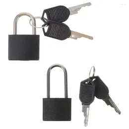 Jewellery Pouches 2 Sets Padlock Key Baggage Locks Stationery Mini Lockers Same Small Keys