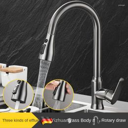 Kitchen Faucets Pullable Vegetable Basin Faucet Sink Home Cold And Splash Proof Mixer Tap