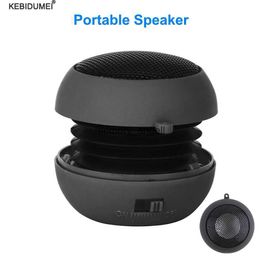 Portable Speakers Mini Speaker 3.5mm Speaker Portable Loudspeaker Subwoofer Music Speaker For PC Computer Laptop Notebook with Charging Cable HKD230904