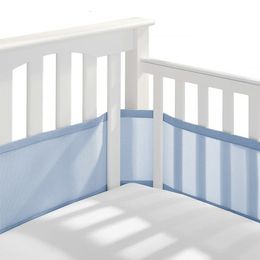 Bed Rails Crib Fence 160x30cm Four Seasons Breathable Anti-collision Bedding Set Detachable Cot 230901