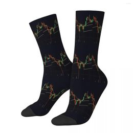 Men's Socks Stock Market Bition Male Mens Women Spring Stockings Hip Hop