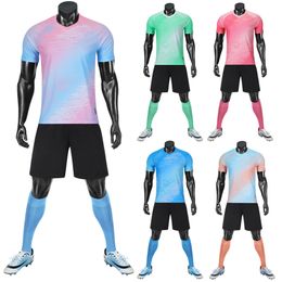 Other Sporting Goods High Quality Soccer Jerseys Set Adult Professional Sports Suit Custom Kids Youth Football Team Short Sleeve Sets Uniforms 230904