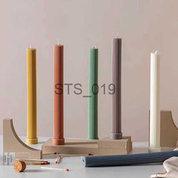 Other Health Beauty Items Candy-colored solid aromatherapy candle romantic long pole soybean wax banquet candlelight dinner decorative plant long candle x0904