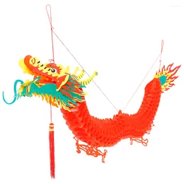 Table Lamps Year Decoration Hanging Ornament Chinese Style Party Favours Dragon Decorations Home Plastic Indoor