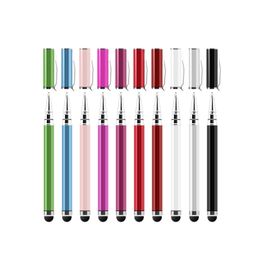 Universal 2 in 1 Stylus with Ballpoint Pens Touch Screen Pen for All Capacitive Screen Phone Tablet PC