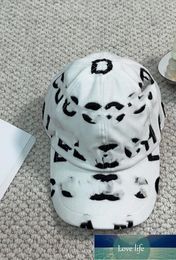 All-match Embroidered Letter Baseball Cap All-Match Hard Top Face-Looking Small Peaked Caps