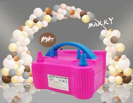 Other Event Party Supplies High Voltage Double Hole Air Compressor Electric Balloon Inflator Pump Blower Tool For Inflation 230904