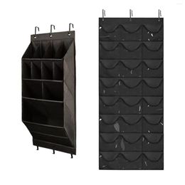 Storage Boxes Wall Mount Back Of Door Organizer Coat Rack Behind For Living Room Apartments Office Bathroom Kitchen