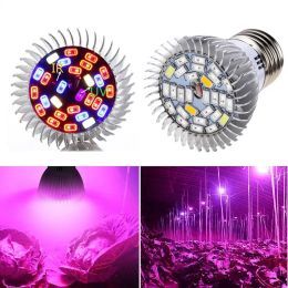 10W LED Grow Bulb Light E27 E14 GU10 LED Grow Light Spectrum Lamp 28LEDs SMD 5730 Plant Grow Light AC 85-265V LL